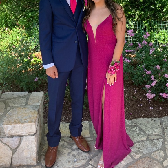 FUCHSIA-PINK Prom Dress/ Formal Dress - Picture 1 of 8